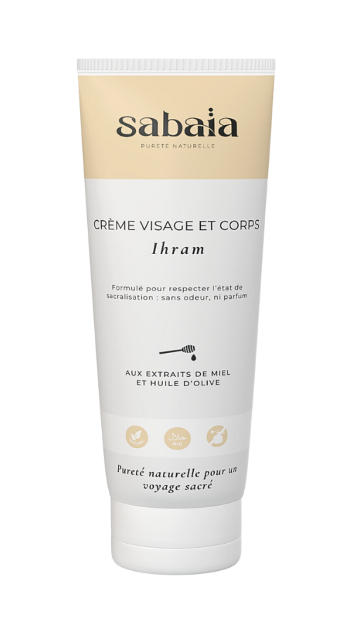 Crème visage et corps halal SABAÏA – Hydratation et douceur pour une peau éclatante et nourrie