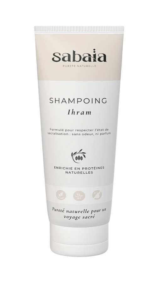 Shampoing halal SABAÏA – Nettoyage doux et naturel pour des cheveux éclatants