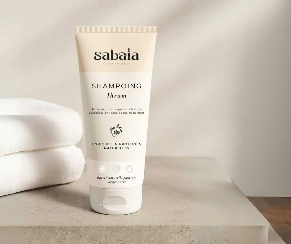 Shampoing halal SABAÏA – Nettoyage doux et naturel pour des cheveux éclatants